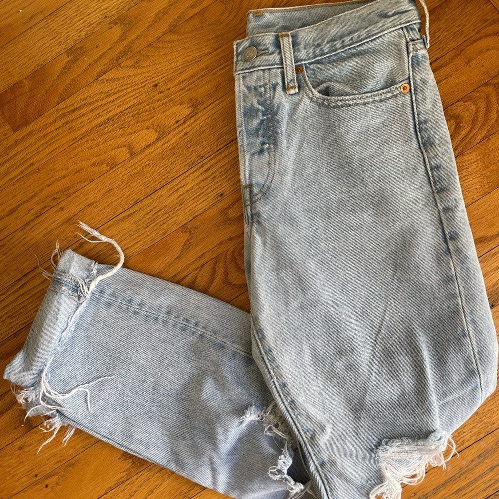 Levi’s Distressed Vintage Boyfriend Jeans
